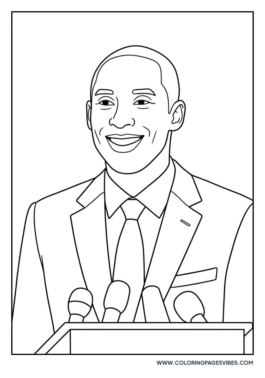 Kobe Bryant Smiling Portrait