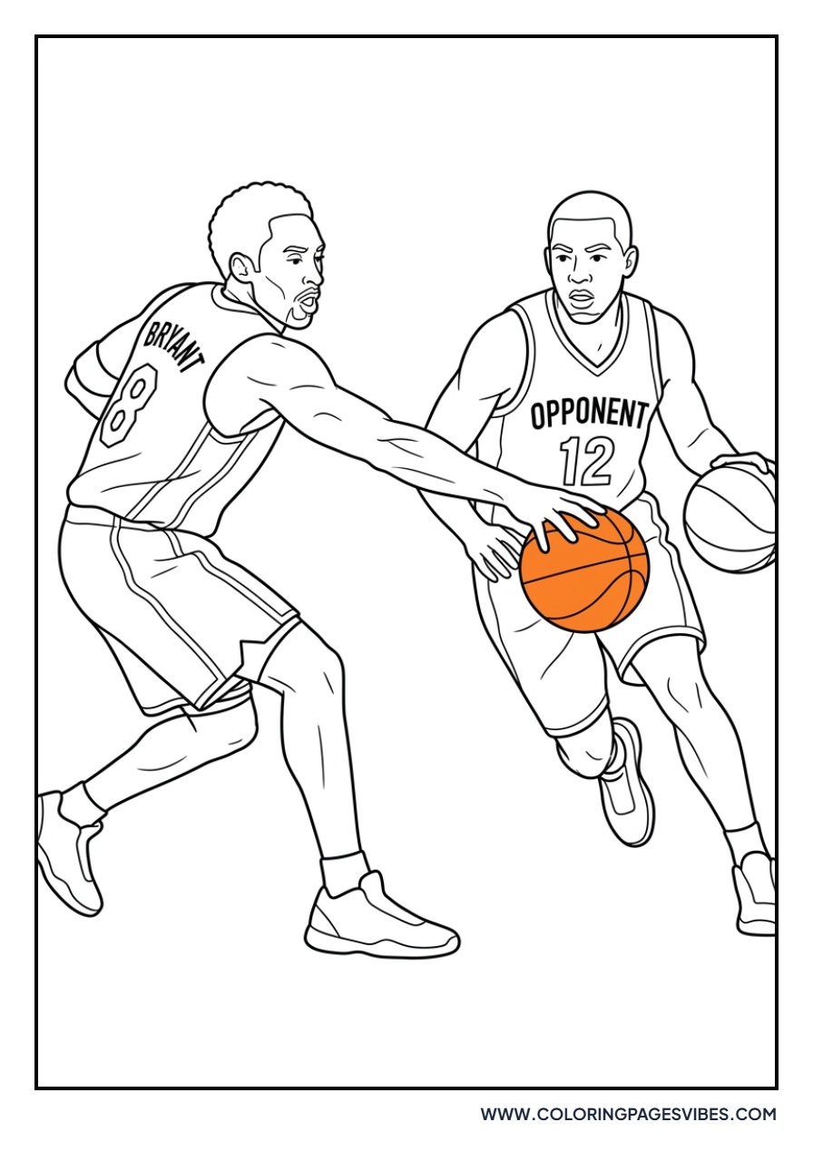 Kobe Bryant Steal Ball