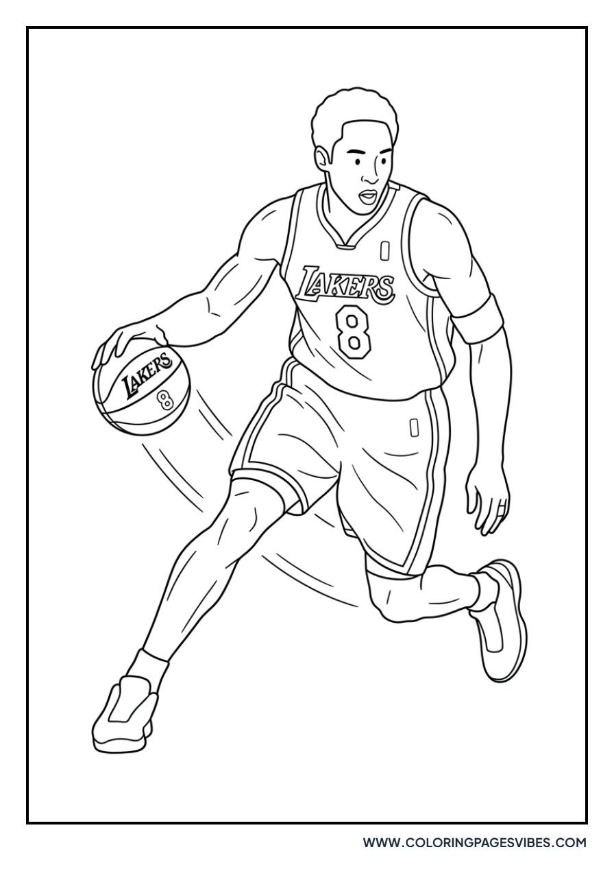 Kobe Bryant Through Legs Dribble