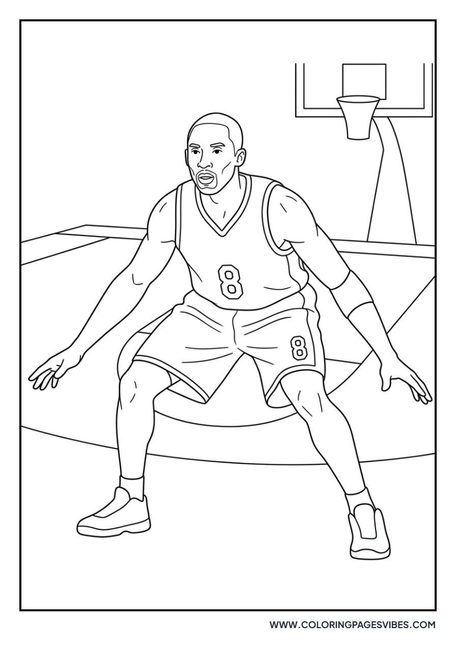 Kobe Defense Stance