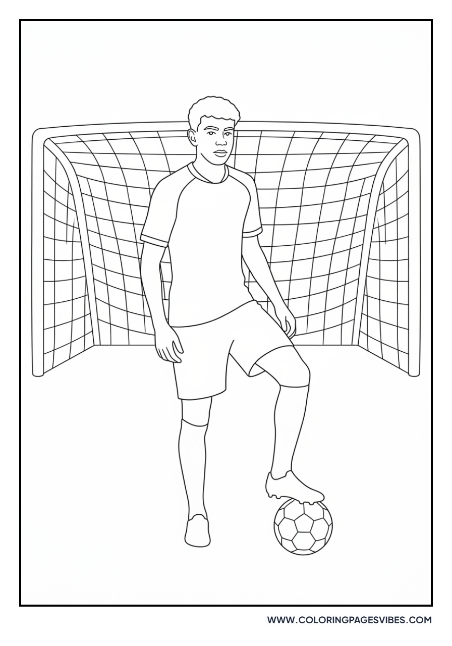 Yamal and Soccer Goal