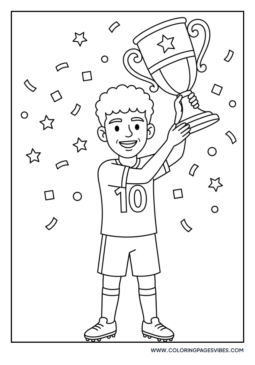 Yamal Holding the Euro Trophy