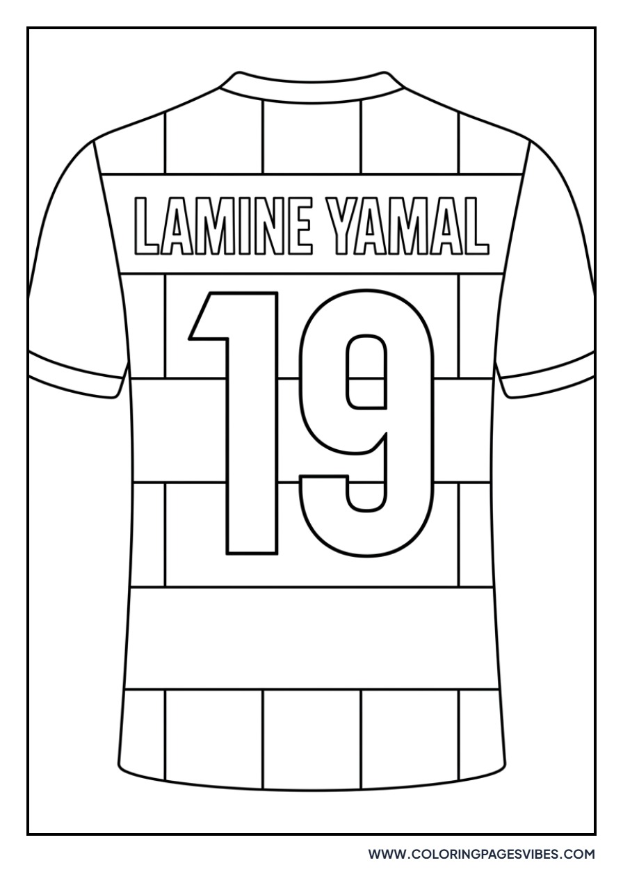 Yamal Jersey Number 19