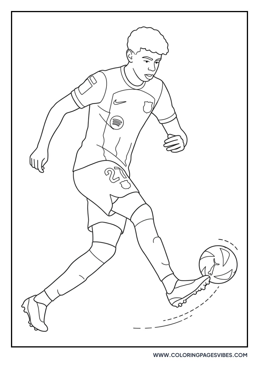 Yamal Passing with Outside of Foot
