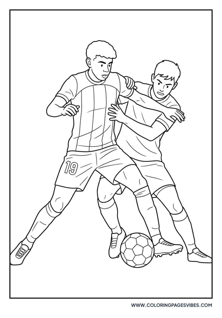 Yamal Shielding the Ball
