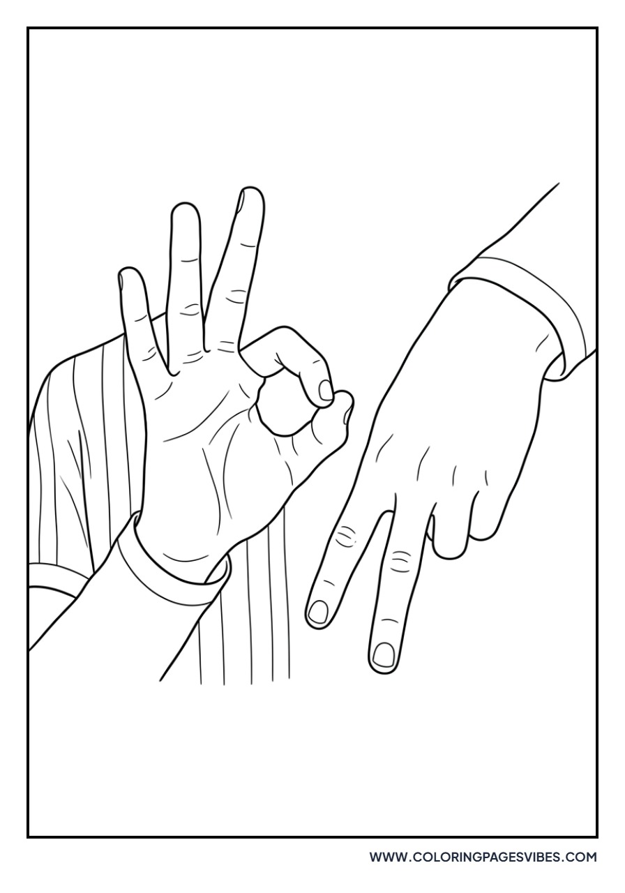 Yamal Signature Hand Sign