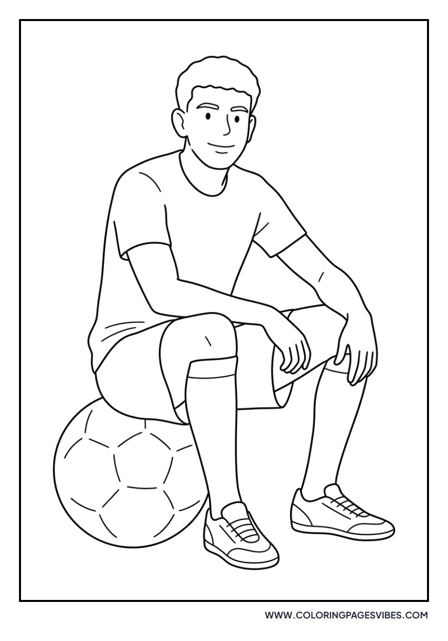 Yamal Sitting on Ball