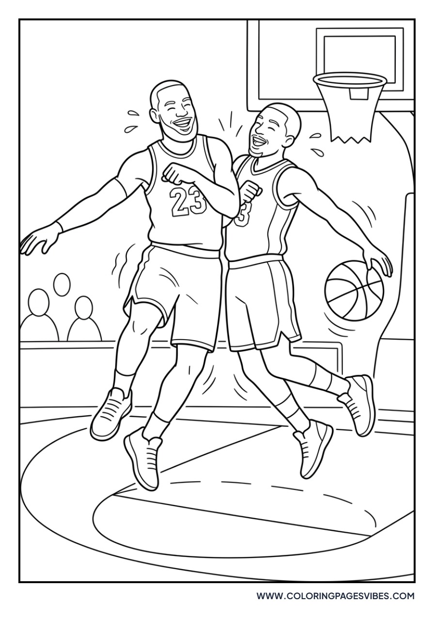 LeBron James Chest Bump