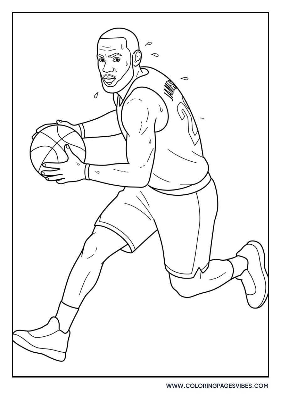 LeBron James Fast Break