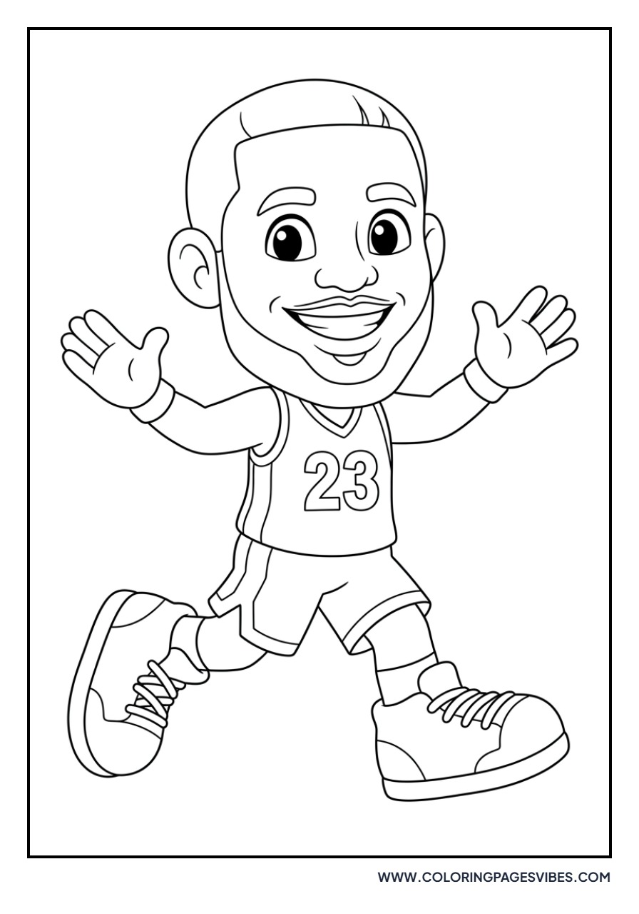 LeBron James Mascot Style