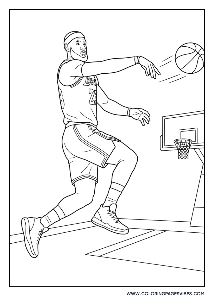 LeBron James No-Look Pass