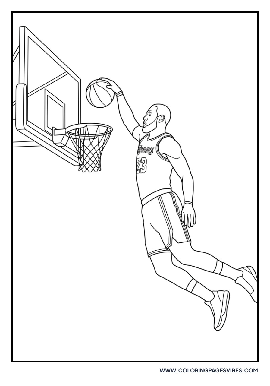 LeBron James One-Handed Dunk