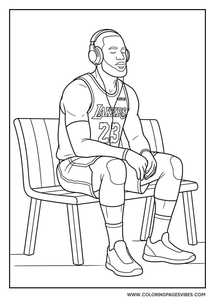 LeBron James Pre-game Focus