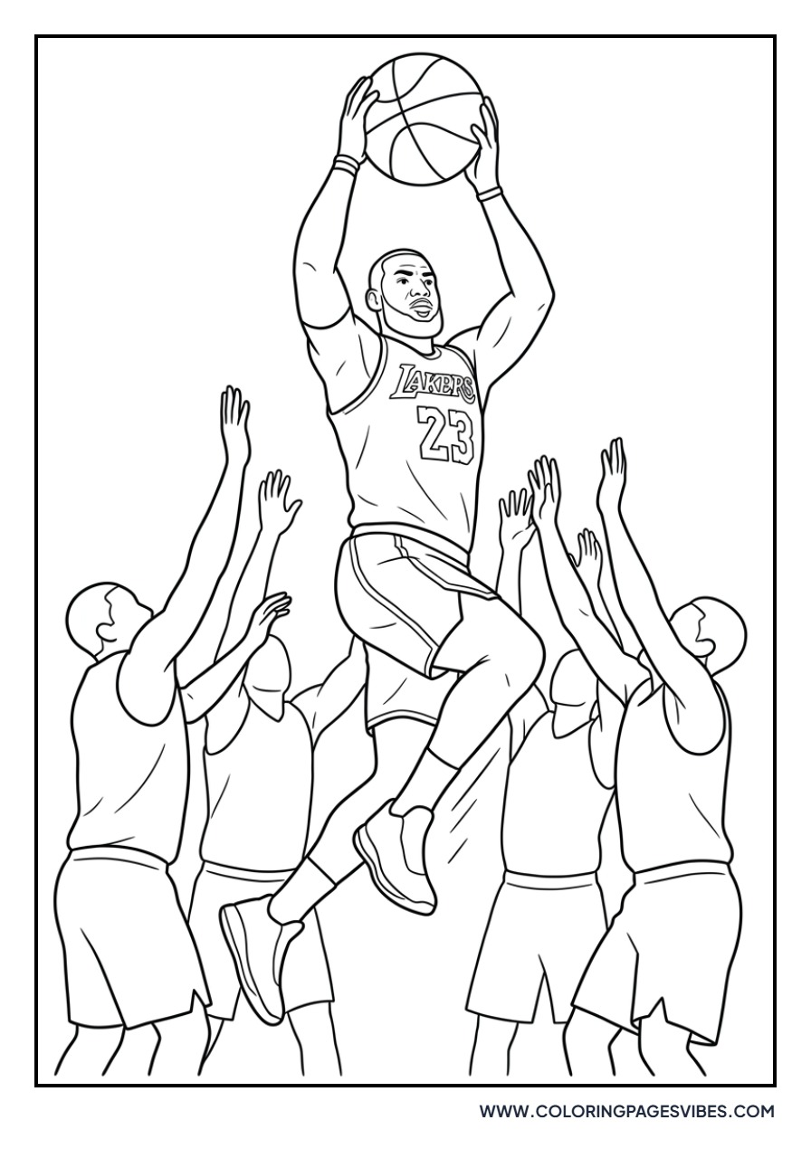 LeBron James Rebounding