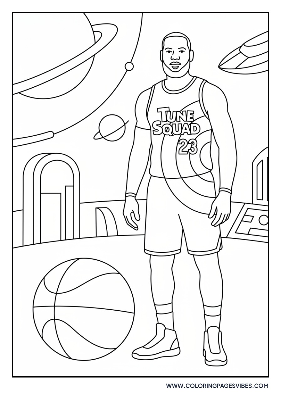 LeBron James Space Jam Version