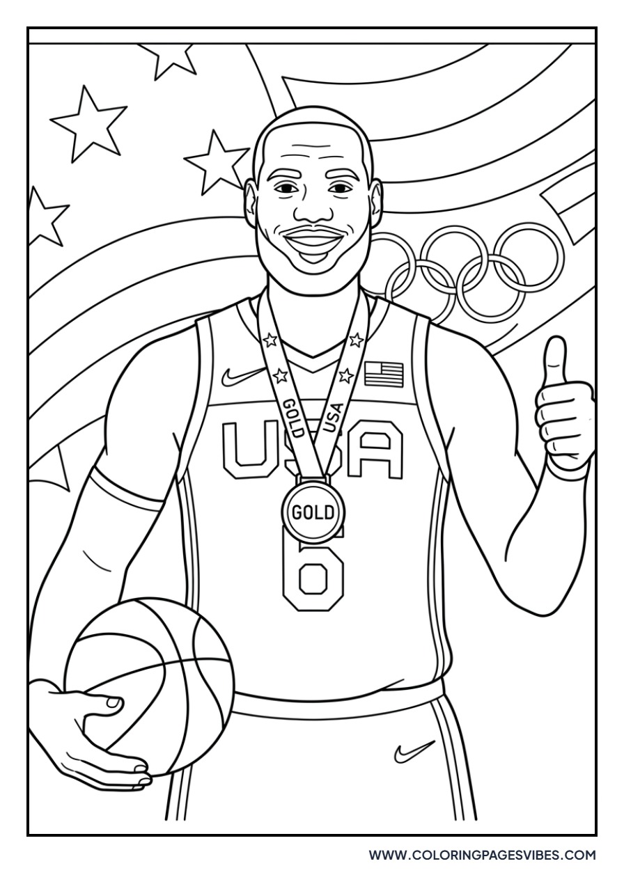 LeBron James Team USA Jersey