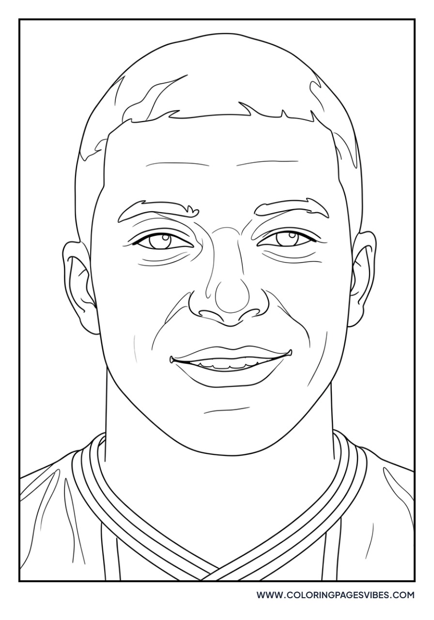 Mbappe Close-up Face