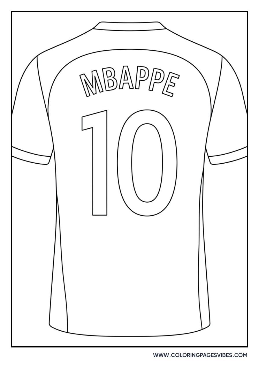 Mbappe Jersey Number 10