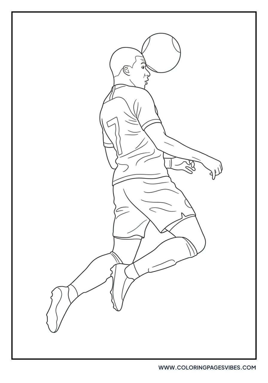 Mbappe Jumping Header
