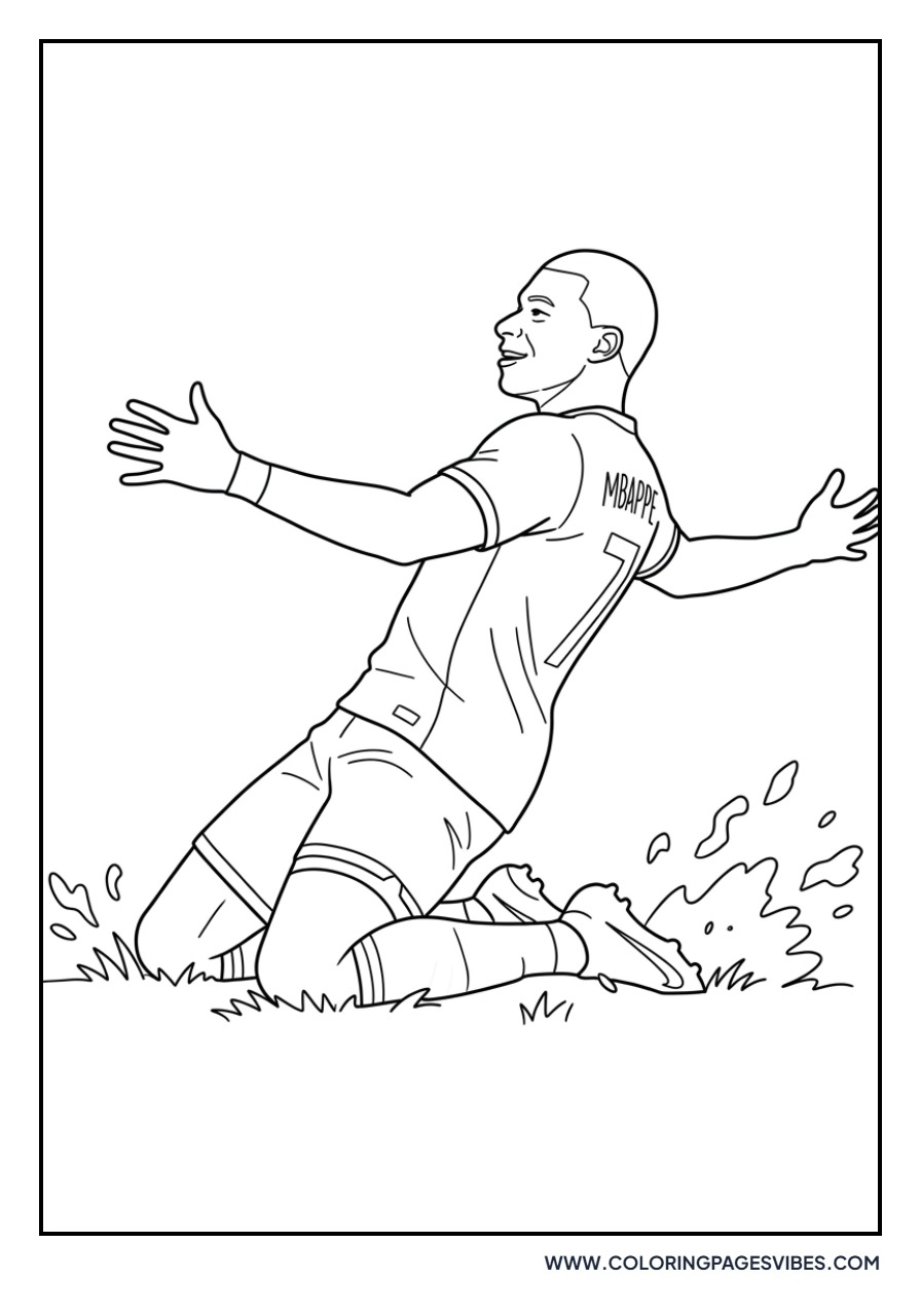 Mbappe Slide Celebration