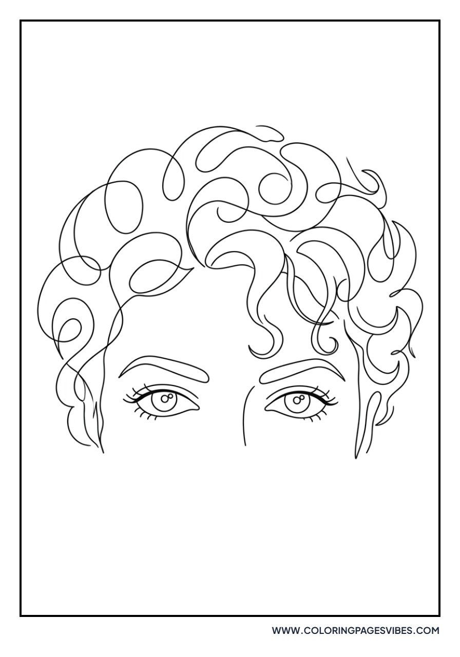 Michael Jackson Abstract Lines