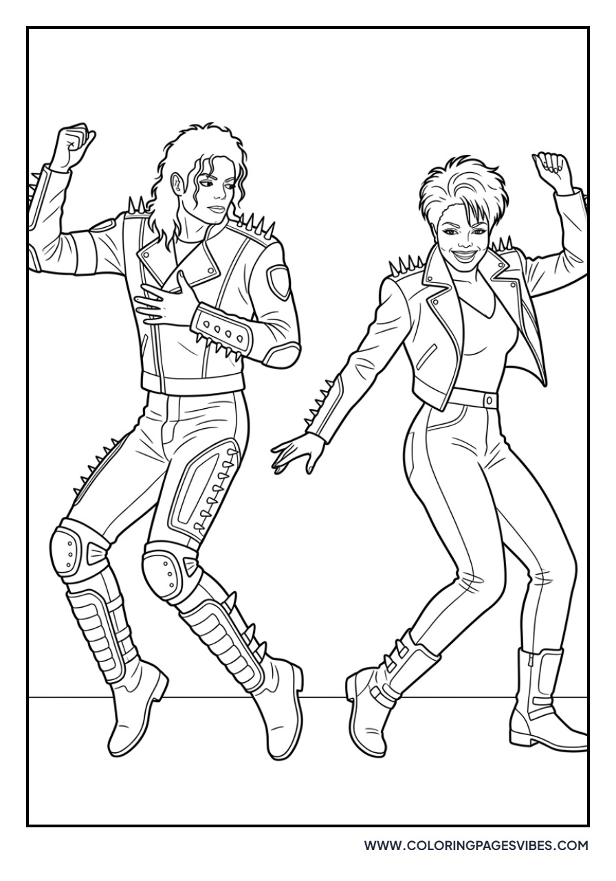 Michael Jackson and Janet