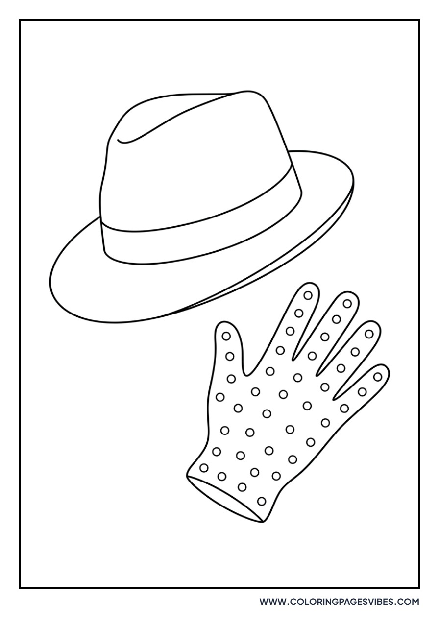 Michael Jackson Fedora Hat