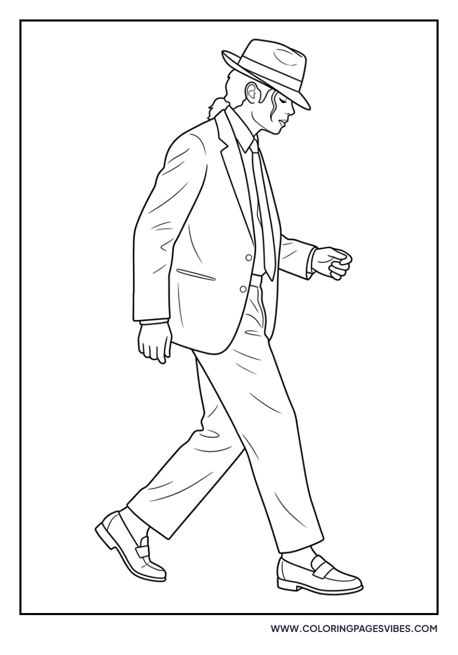 Michael Jackson Moonwalk Pose