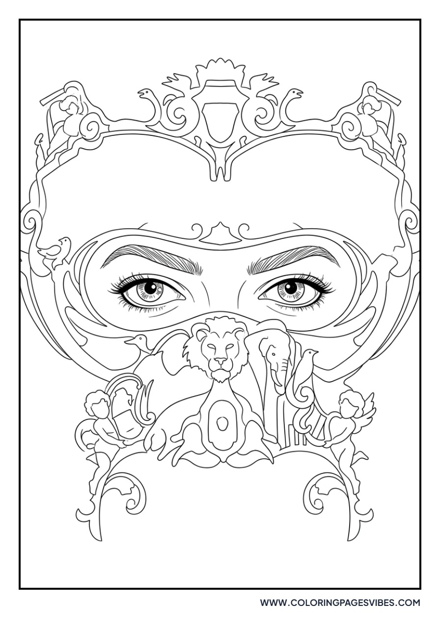 MJ Dangerous Eyes Album Art