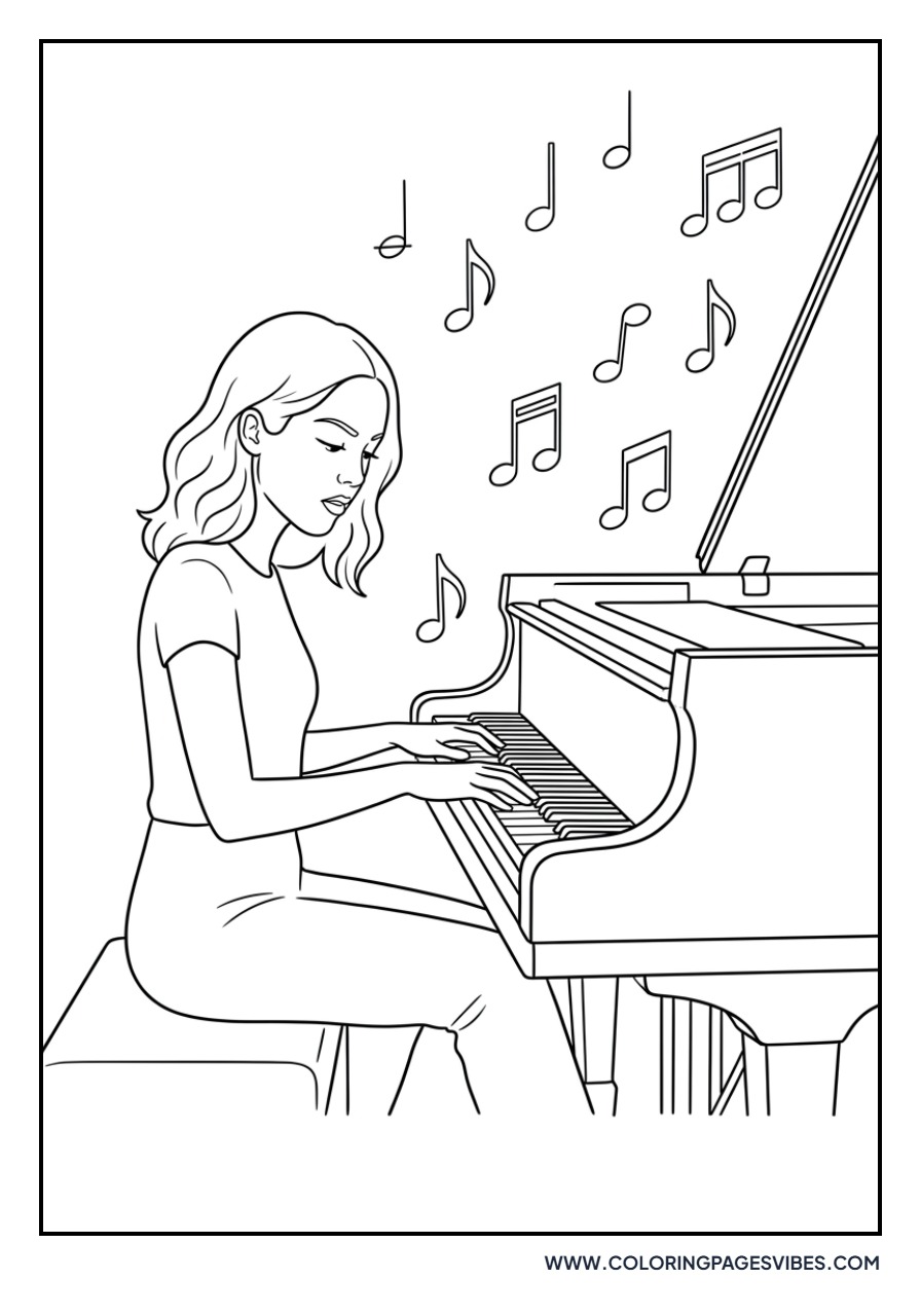 Olivia Rodrigo at the Piano