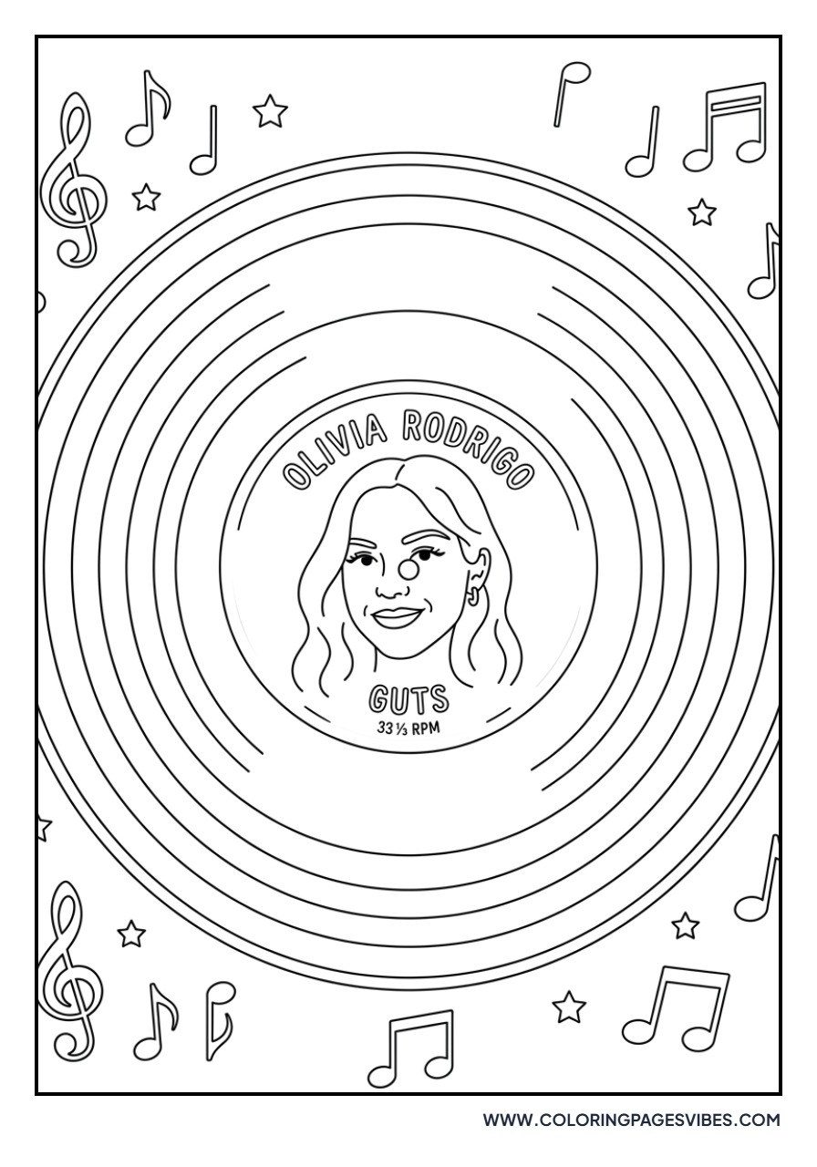 Olivia Rodrigo GUTS Vinyl Record