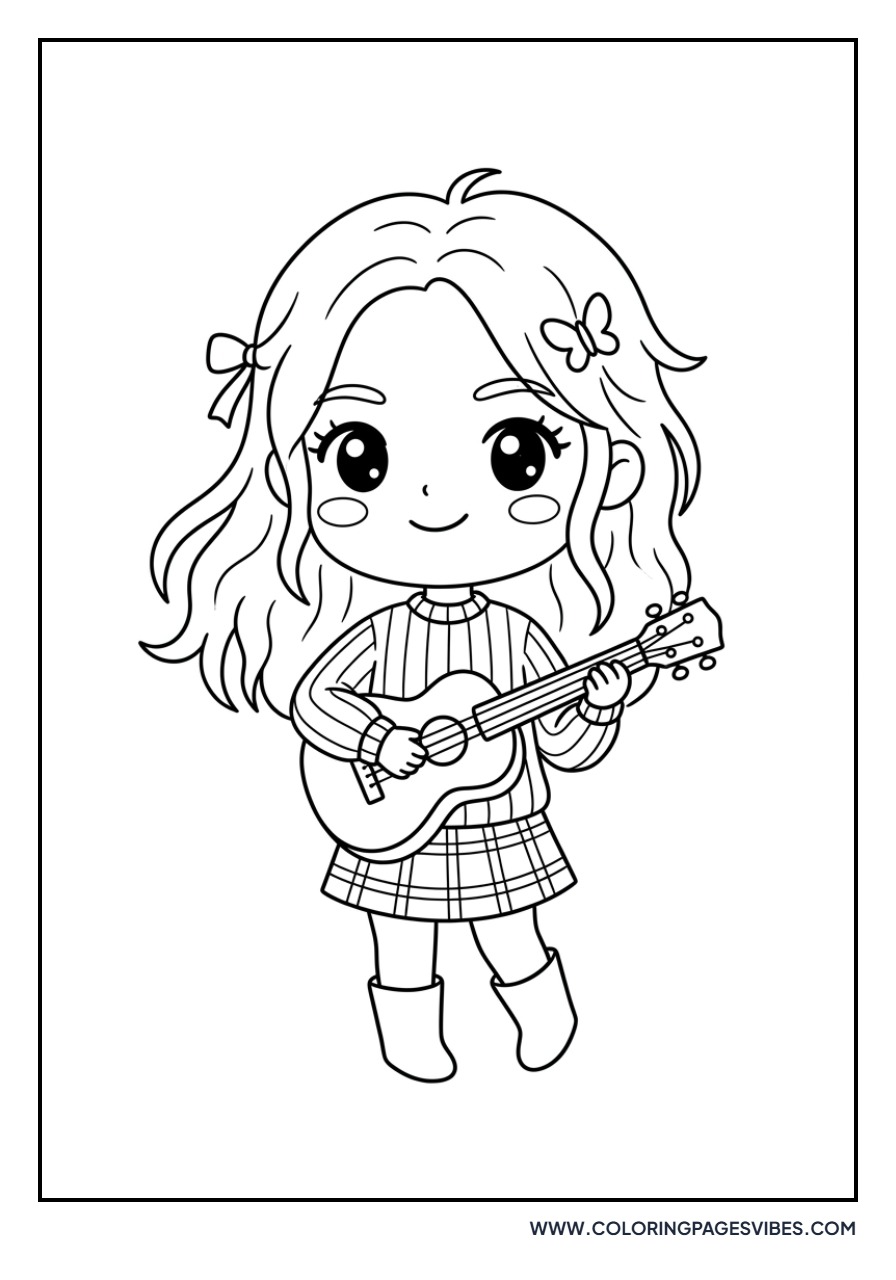 Olivia Rodrigo Kawaii Chibi