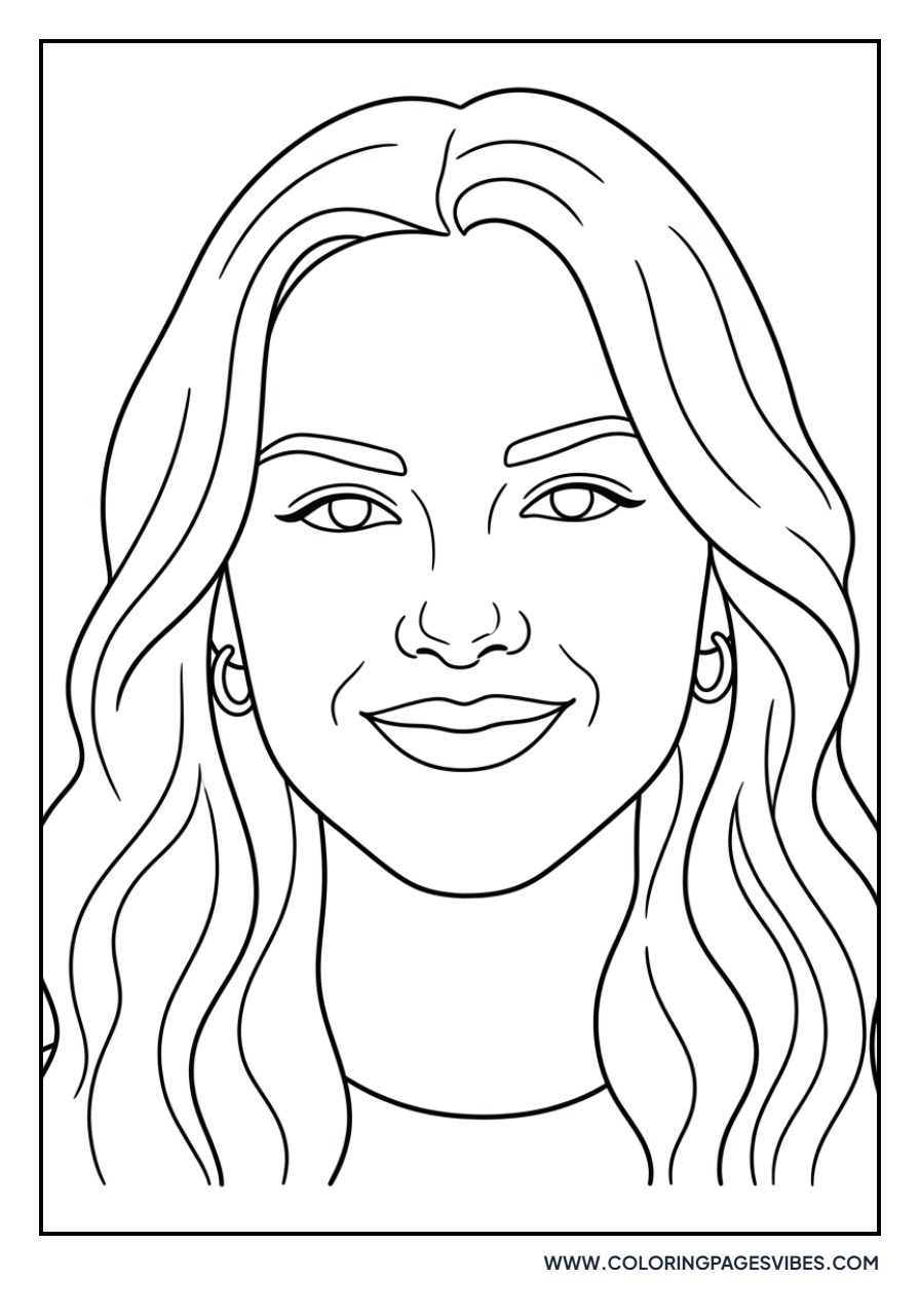 Olivia Rodrigo Pop-Art Face