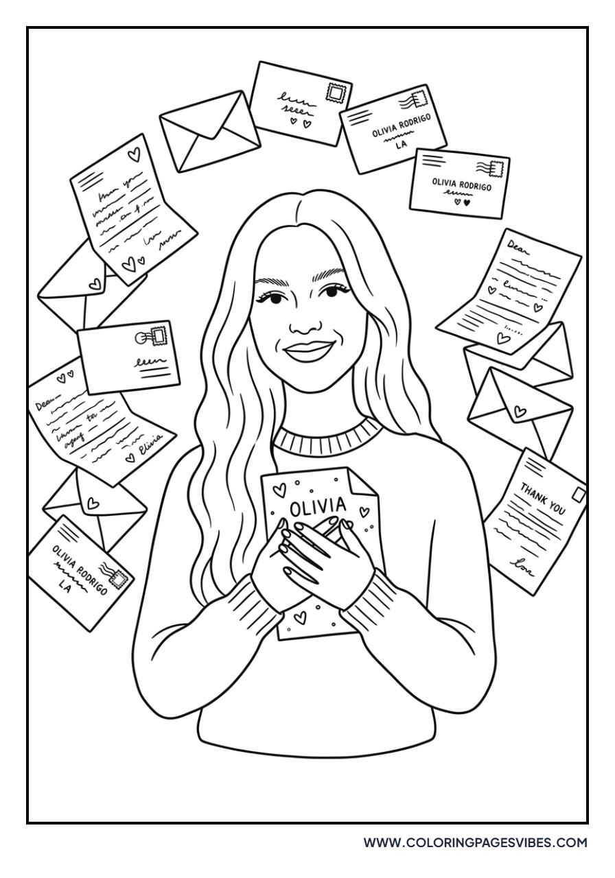 Olivia Rodrigo Reading Fan Letters