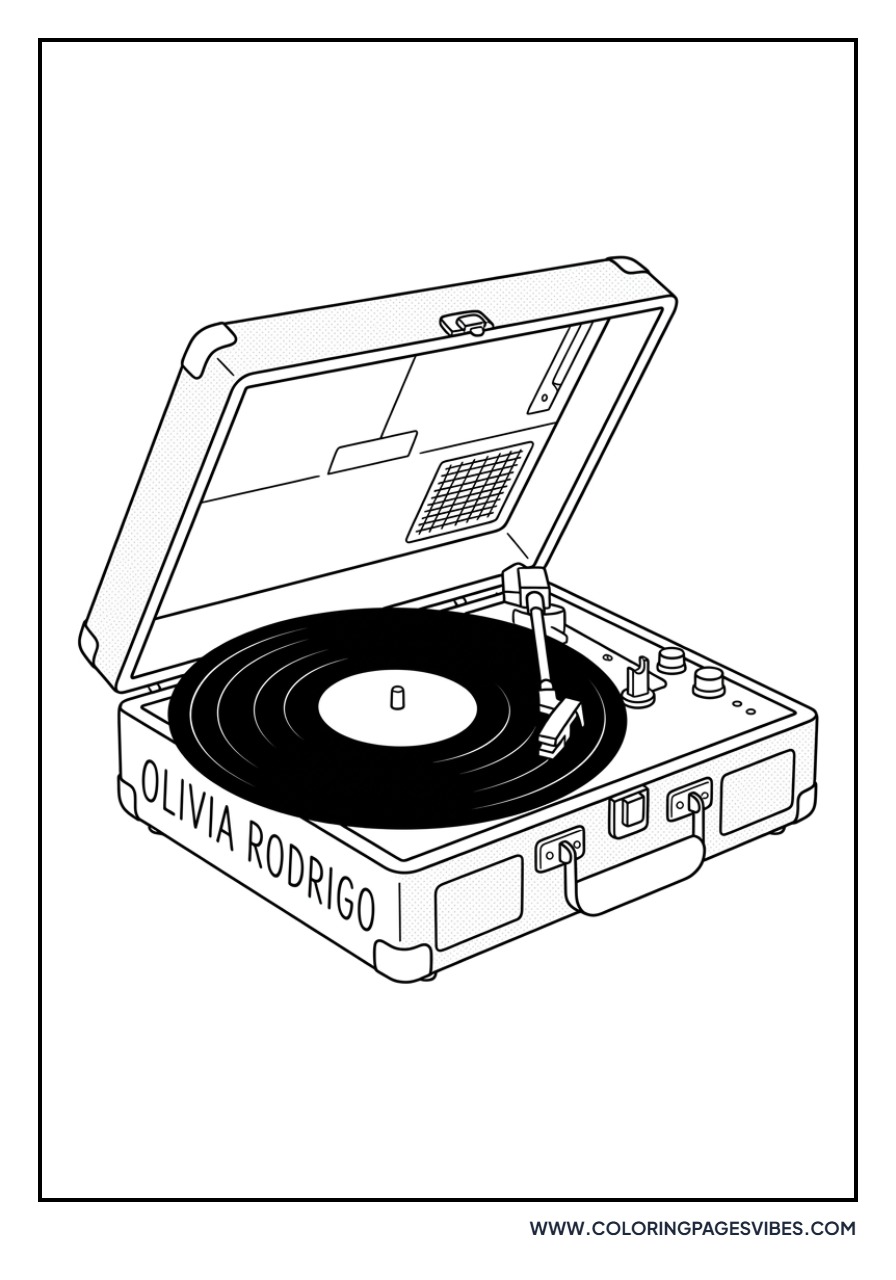 Olivia Rodrigo Record Player