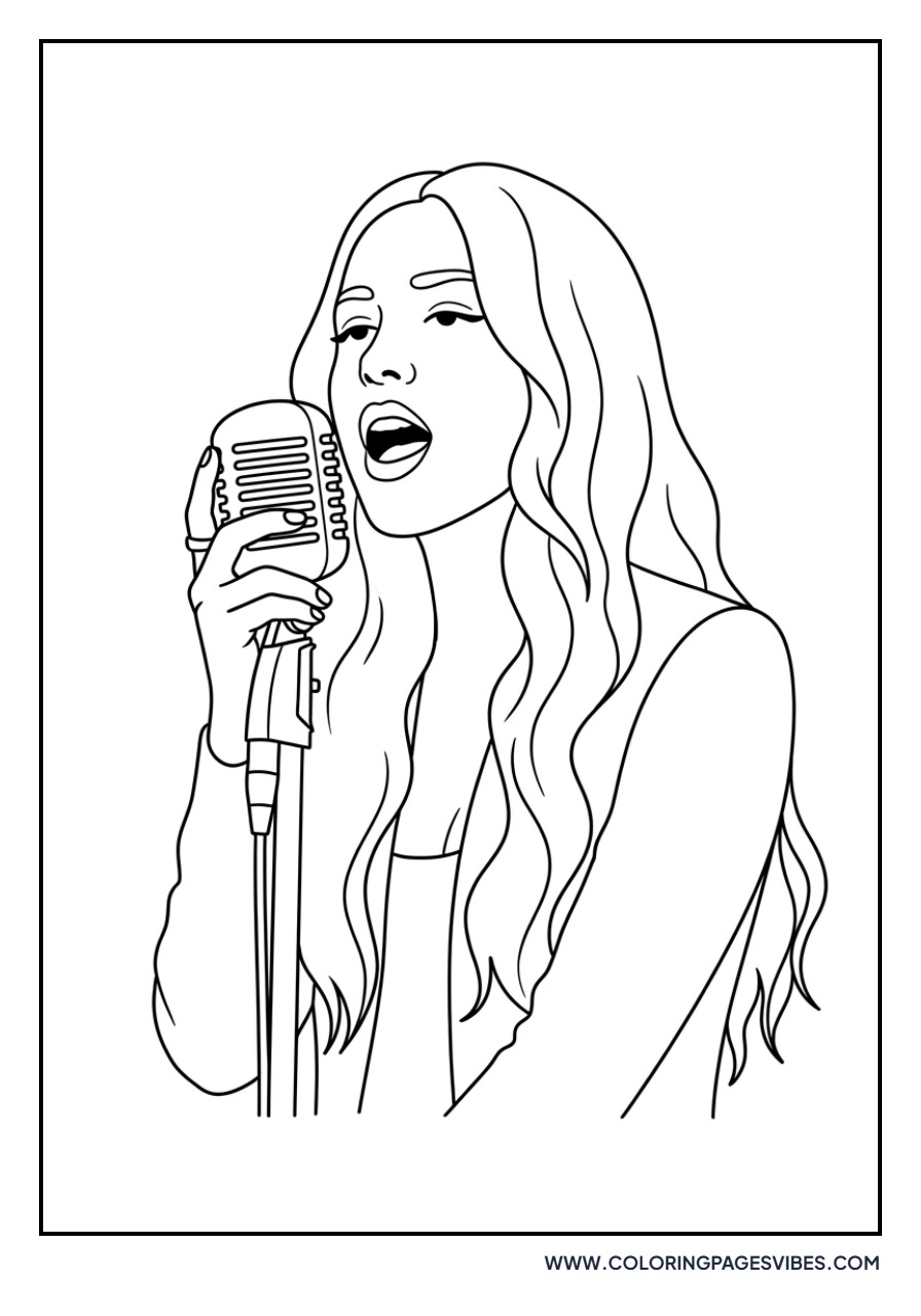 Olivia Rodrigo with Microphone