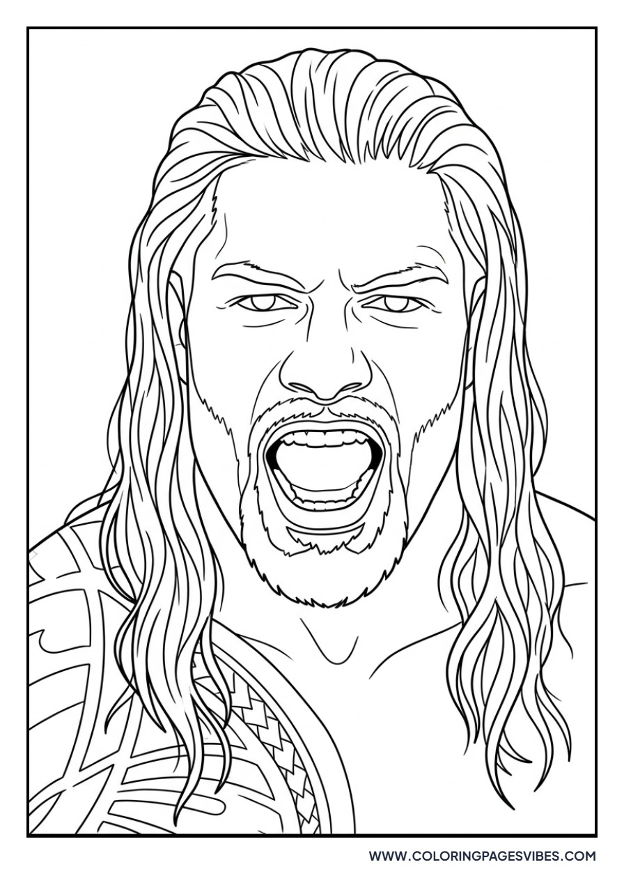 Roman Reigns Angry Expression