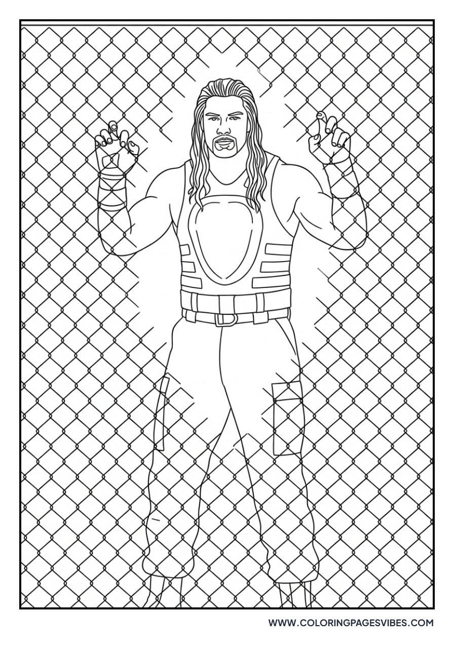 Roman Reigns Cage Match