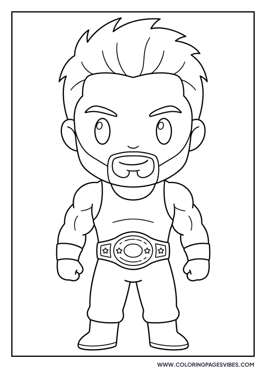 Roman Reigns Chibi Style