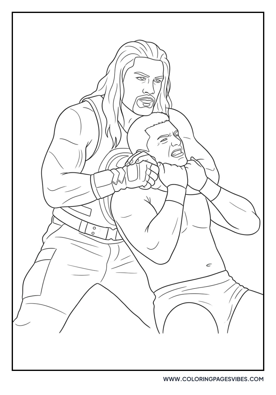 Roman Reigns Guillotine Choke