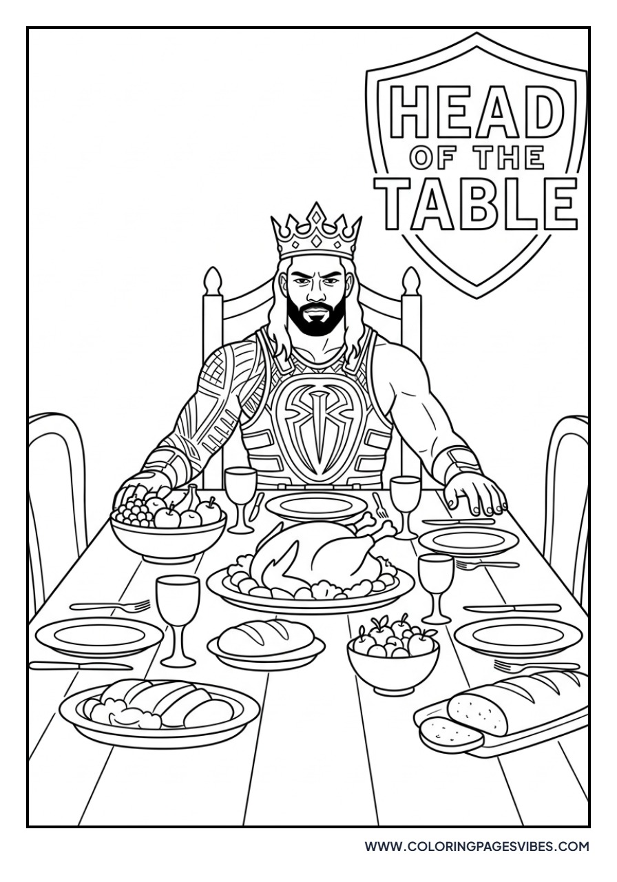 Roman Reigns Head of the Table