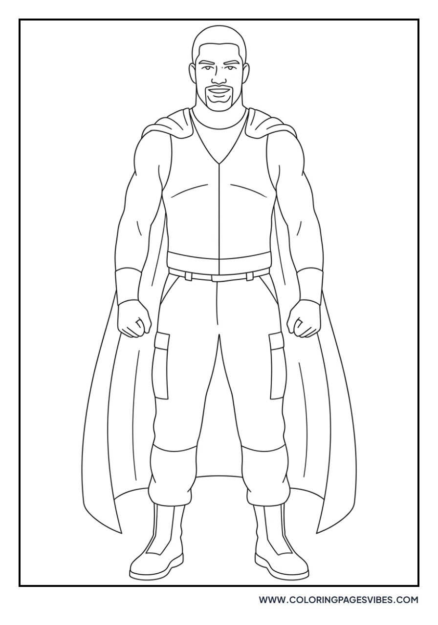 Roman Reigns Heroic Pose