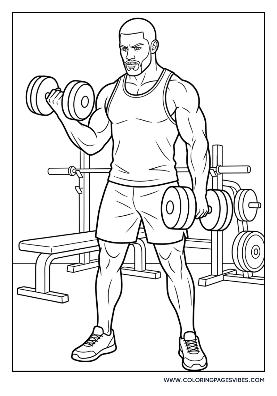 Roman Reigns in the Gym