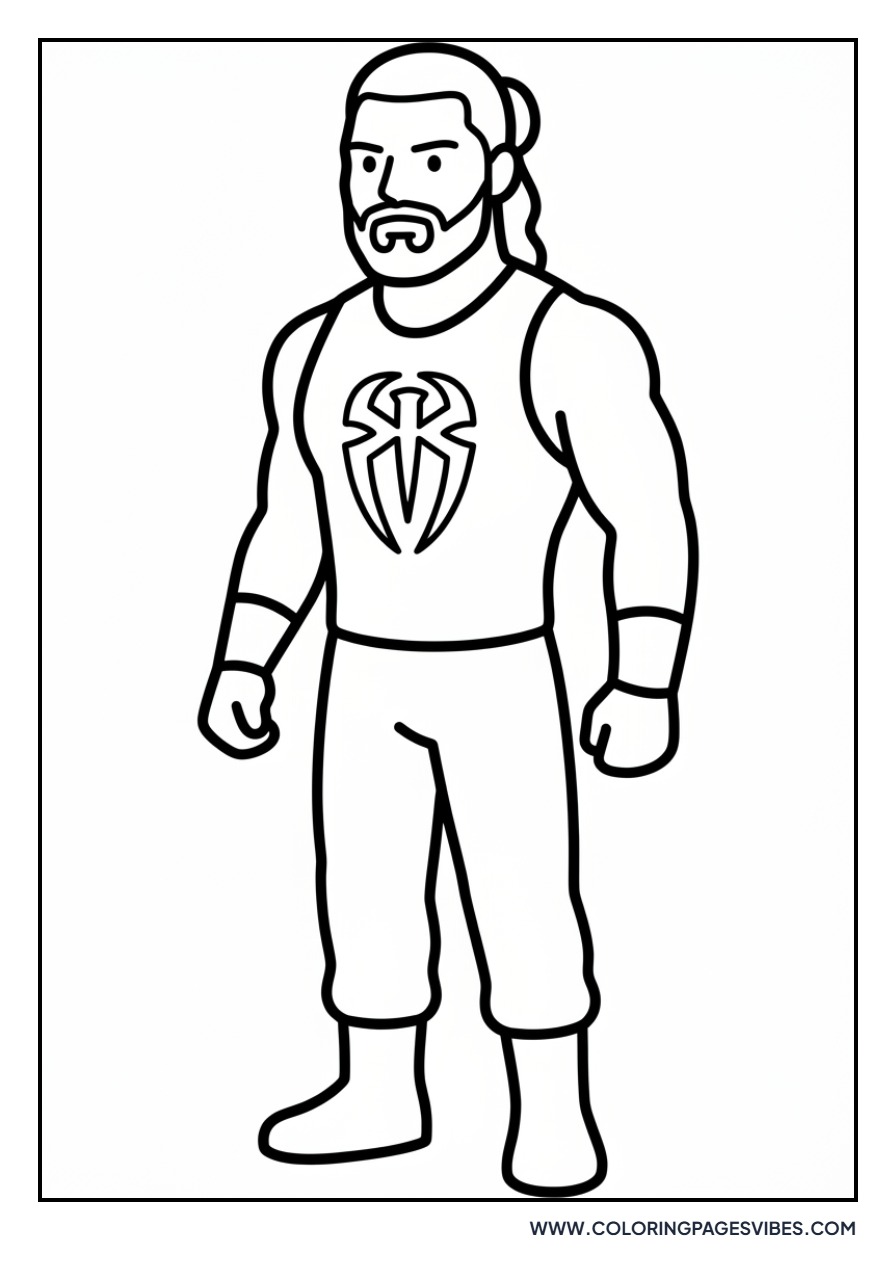 Roman Reigns Simple Outline