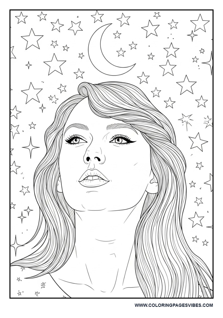Dreamy Star Night Portrait