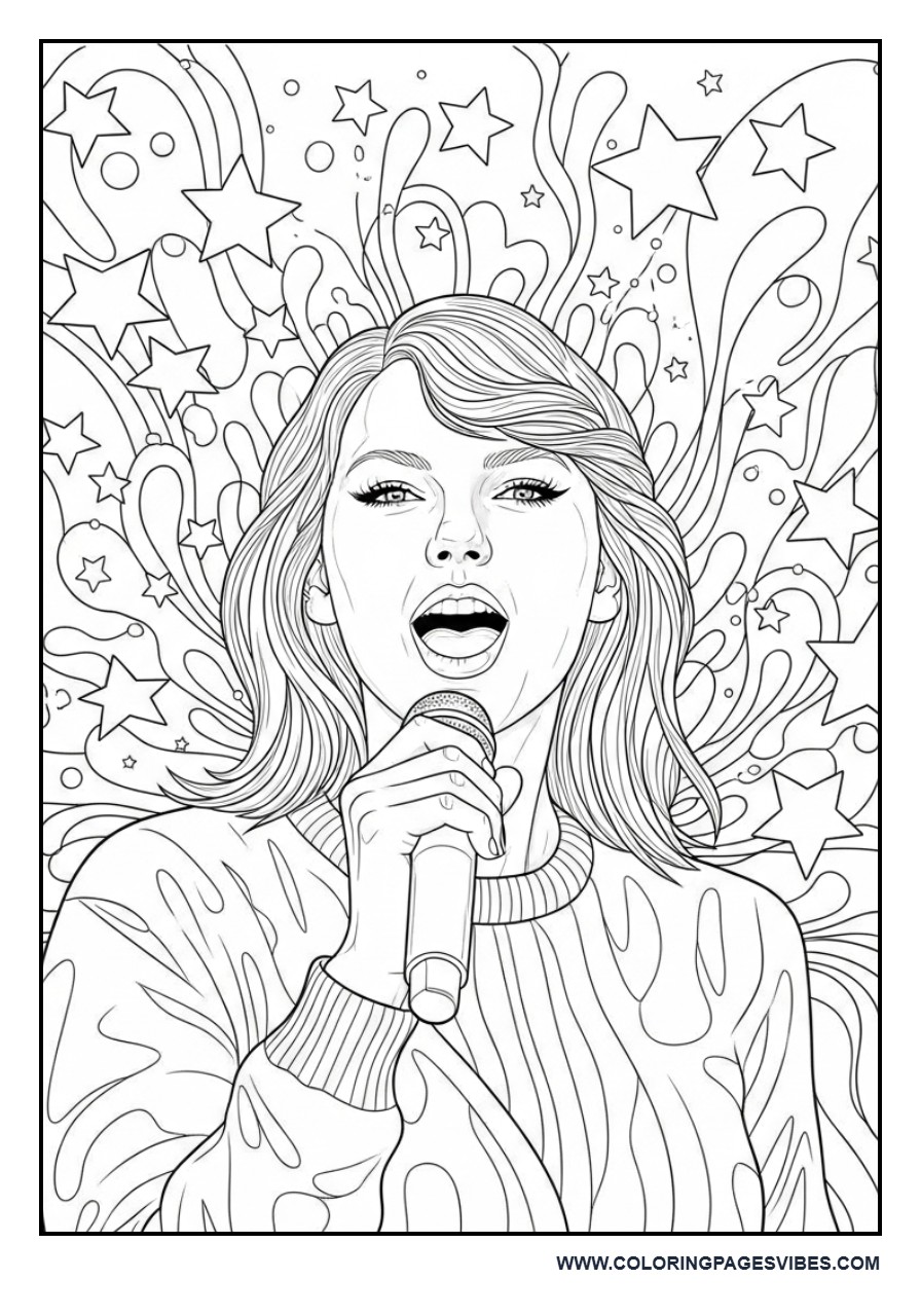 Emotional Singing Close-Up Scene