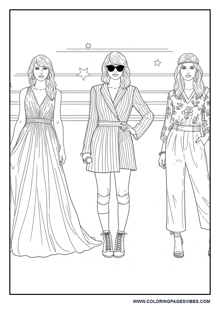 Fashion Collection Multi-Outfit Display