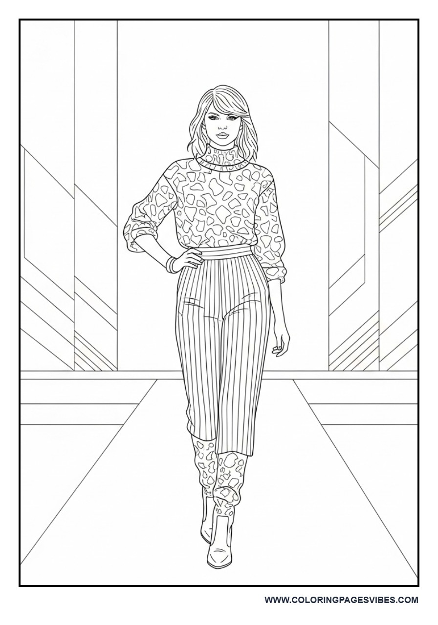 Fashion Runway Style Pose