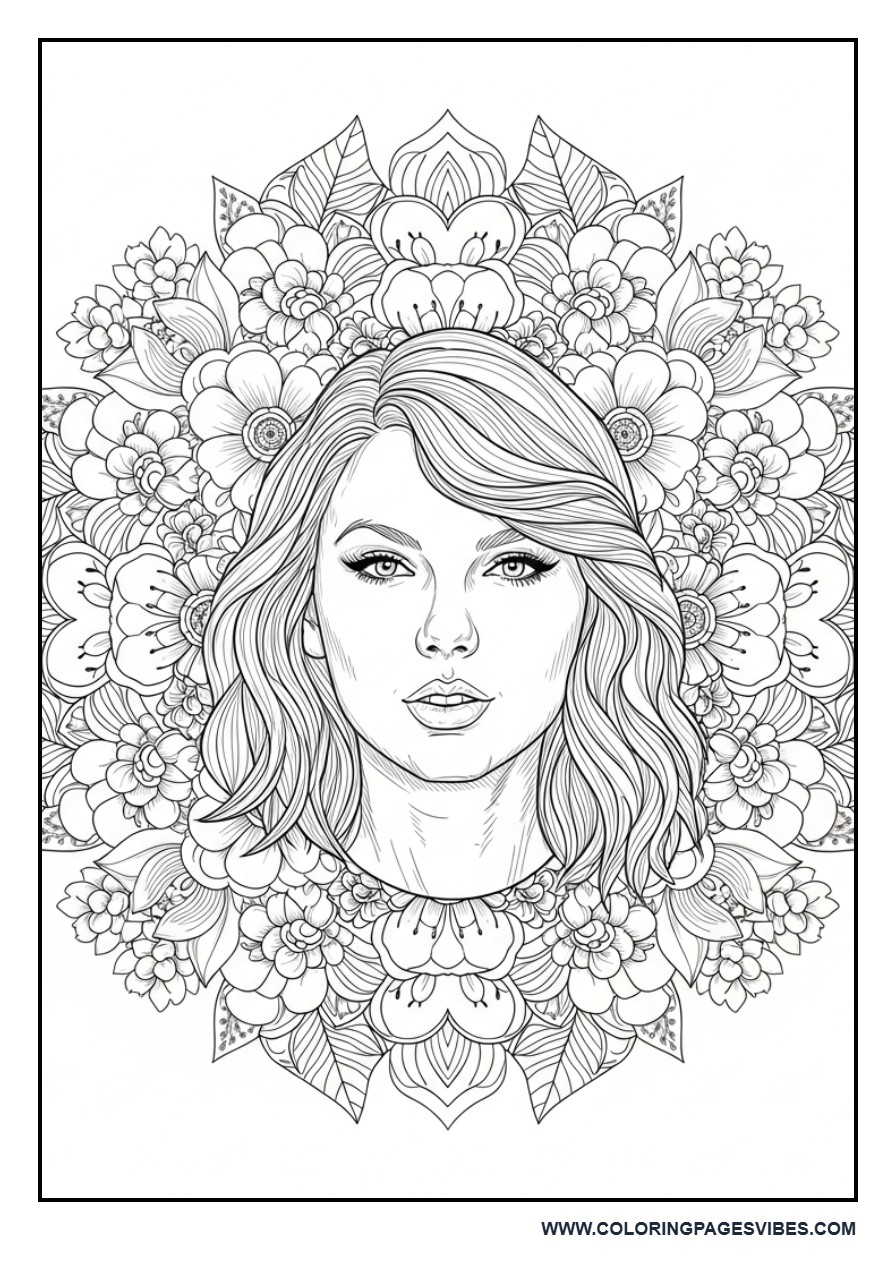 Floral Mandala Full Composition