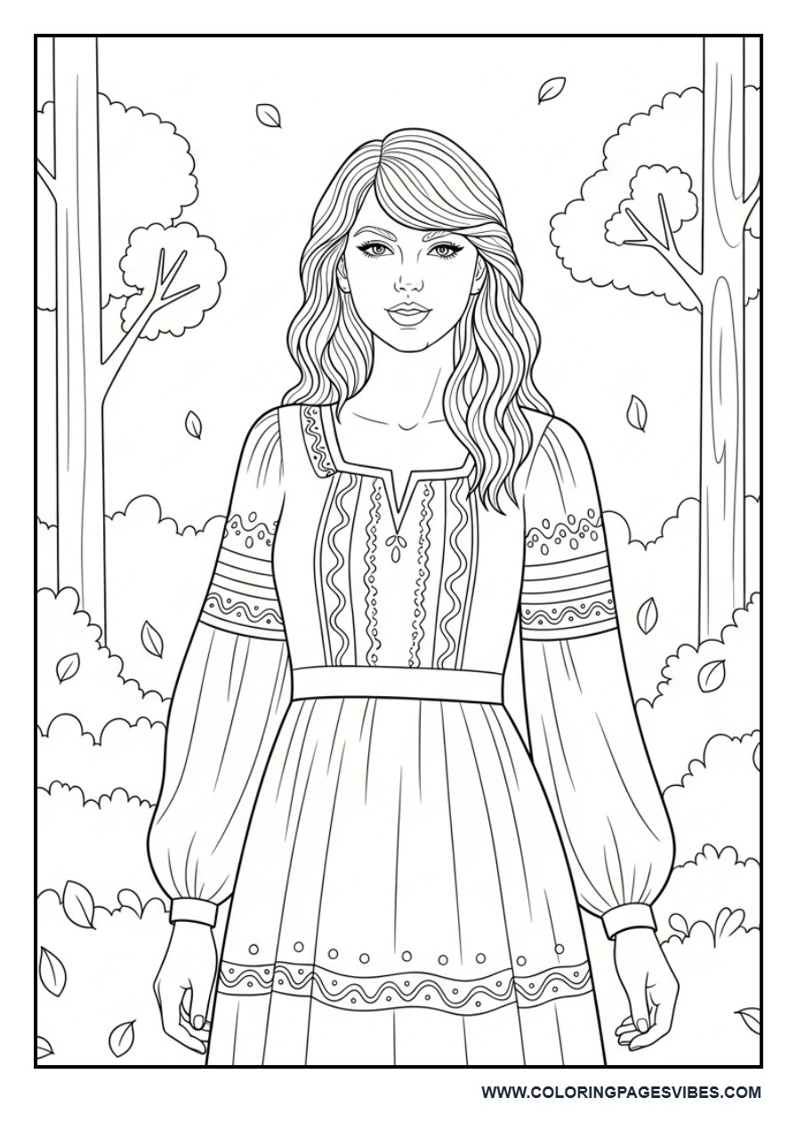 Folklore Style Soft Pose